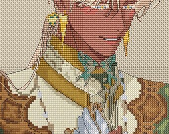 Cross Stitch Pattern Shuraka Digital PDF, XSD Chart Manhwa Design