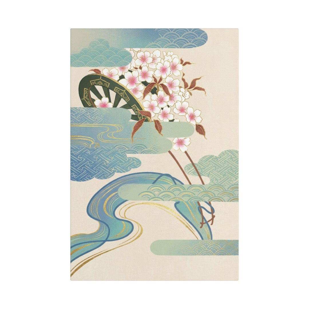 cherry-blossoms-and-flowing-clouds-japanese-art-elegant-sakura-with