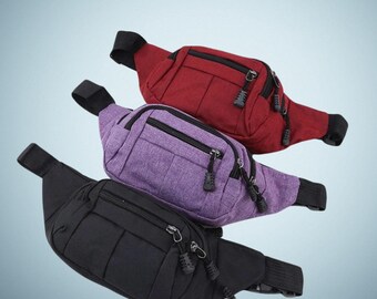 Kinderheuptasje van nylon - Lichtgewicht, verstelbare crossbodytas voor jongens en meisjes, ideaal als cadeau voor kinderen.
