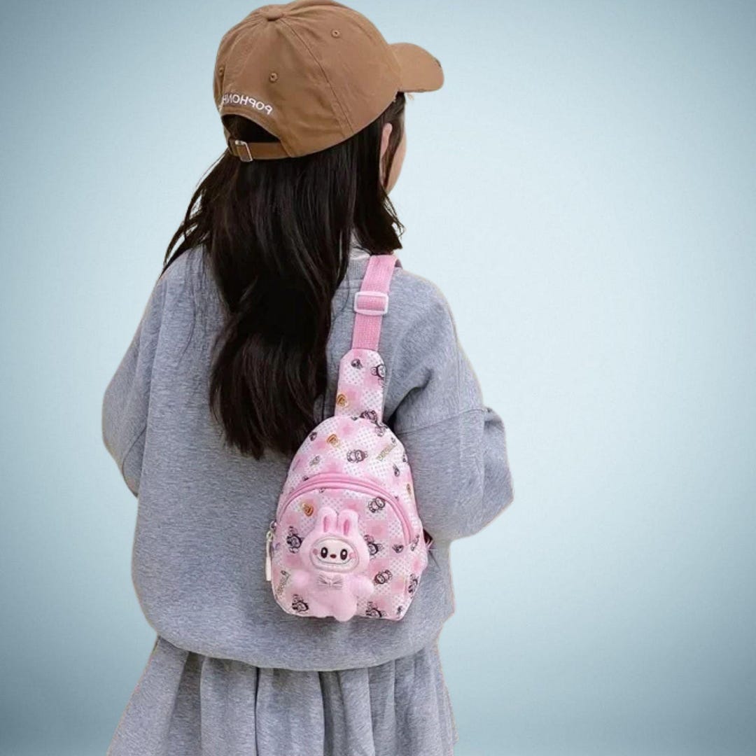 Kids Banana Backpack – Labubu Cartoon Waist Bag, Lightweight Fun Sling ...