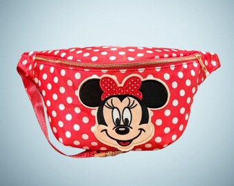 Meisjes heuptasje met cartoonprint - Lichtgewicht nylon crossbodytas, leuk heuptasje, cadeau voor meisjes
