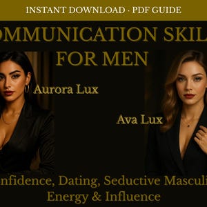 Habilidades de Comunicação para Homens PDF - Confiança, Encontros, Energia Masculina e Influência (E-book)