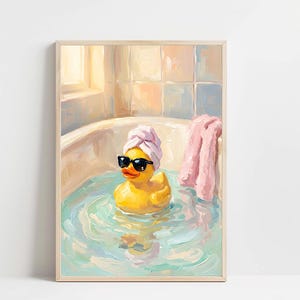 Lustige badeente