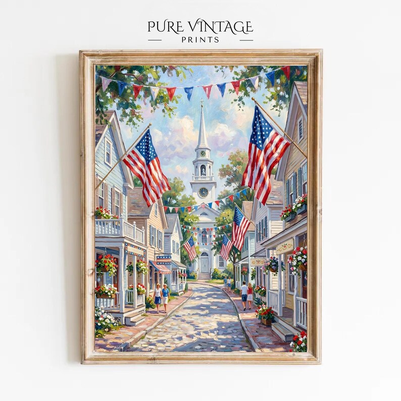 Printable 4th of July Wall Art Set: Patriotic Independence Day Prints ...