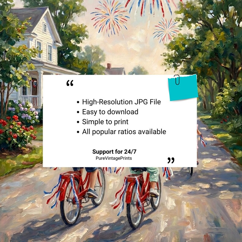 Printable 4th of July Wall Art Set: Patriotic Independence Day Prints ...