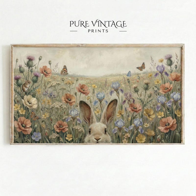 Rabbit Landscape Digital - Etsy