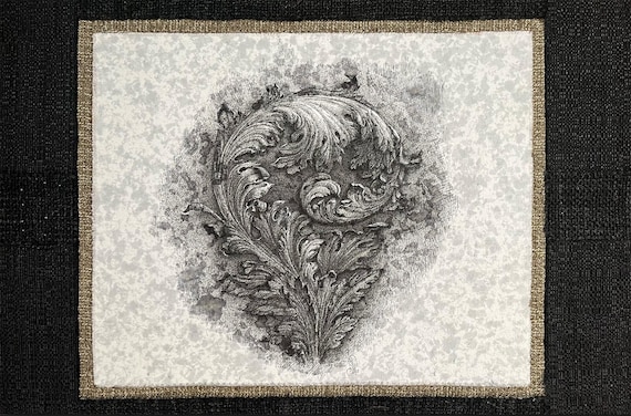 Acanthus leaf. Drawing