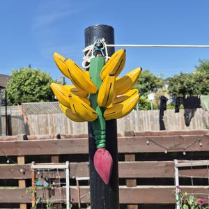 Cacho de Bananas de Madeira - Artesanato Criativo Feito à Mão com um Toque Tropical