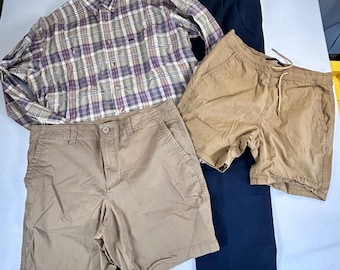 BUNDLE CLEARANCE + Free Shipping! Men Medium 4 item lot shorts, slacks, shirt