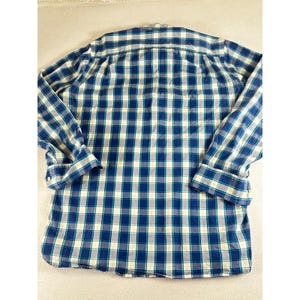 Southern Tide Mens Classic Fit Plaid Button Down Shirt Blue Teal Yellow Size M image 6