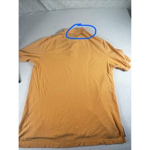 Southern Tide Mens Skipjack Seersucker Polo Shirt Orange Large Short Sleeve image 9