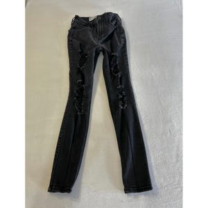 00s【Archive】Side Line Skinny Black Jeans 00s Black Jeans -