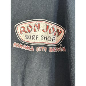 Ron Jon Surf Shop Panama City Beach Graphic T Shirt XL Black Cotton image 7