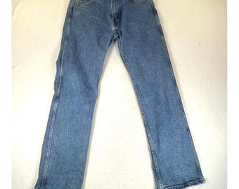 Levi Strauss & Co Workwear Fit Mens 32x30 Blue Jeans Rugged