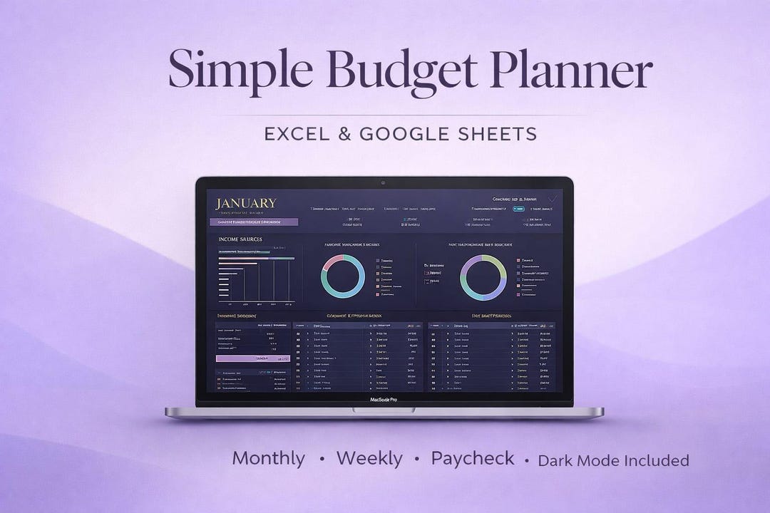 Controlstack - Monthly Budget Planner Excel | Finance Tracker ...
