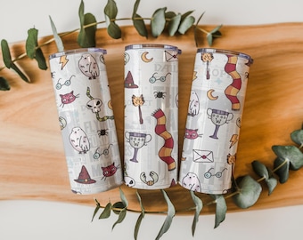 Wizard Tumbler Design: 20oz/30oz Skinny Tumbler (PNG Digital File)