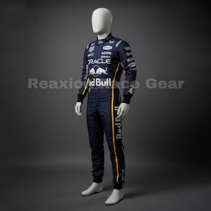 Anpassad F1-racingdräkt, personlig kartingdräkt, F1-inspirerad motorsportutrustning