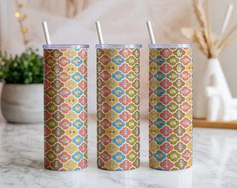 Toy Friends 20oz Tumbler Wrap PNG | Retro Cartoon Toy Pattern Sublimation Design | Digital Download