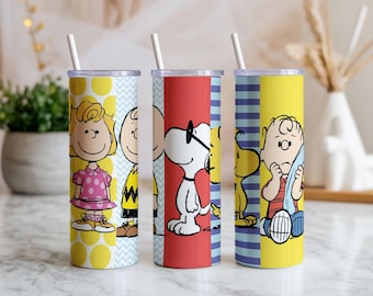 Snoopy Dog 20oz Tumbler Wrap PNG | Cute Cartoon Sublimation Design | Digital Download