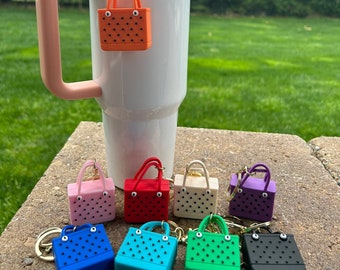 【韓国スタバ】25夏①★ Sunset Summer Bag + Keychain Set Beach Bag Keychain, Great Summer Item to Hang From Your