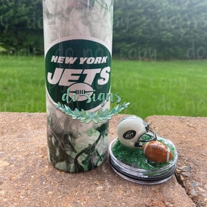 Sports Football 3D fake Ice Lid Topper & Sublimation 30oz or 20oz Skinny Insulated Tumbler, HOT Unique Gift