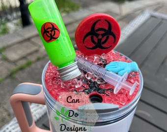 Halloween Hazard ice topper for 40oz or 20/30oz Stanley  Tumbler lid H2.0; 3D Topper ONLY Lid NOT included; fun halloween 3d lid