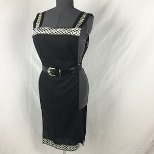 Viking Apron Dress - Made to Order - The Seeker - Your Choice Linen & Trim Color - Viking Clothing - Viking Costume for Ren Faire