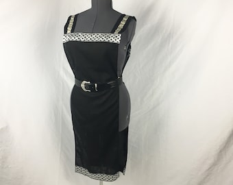 Viking Apron Dress - Made to Order - The Seeker - Your Choice Linen & Trim Color - Viking Clothing - Viking Costume for Ren Faire