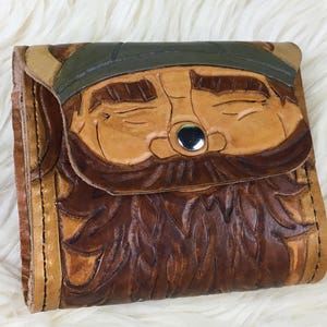 Leather Belt Pouch - Cheerful Viking - Belt Pouch - Viking Belt Pouch - Hip Bag - Belt Bag - Leather Hip Bag - Belt Pocket - Norse Gift
