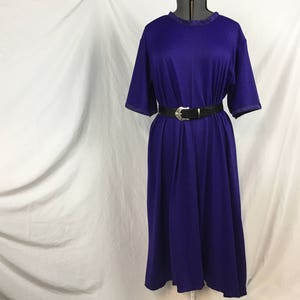 Viking Underdress - Medium Purple Cotton - Undergown - Hangerok - Viking Dress - Medieval SCA Garb - Norse Dress - Pagan Dress - Ritual Garb