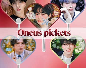 Oneus heart pickets - k-pop concert banners