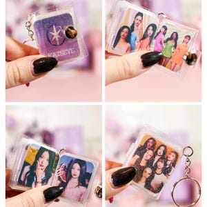 K-pop photobook keychains handmade Katseye