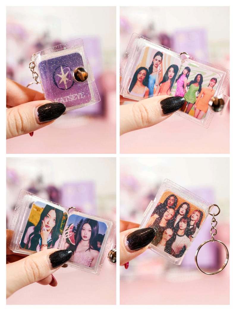 K-pop photobook keychains handmade Katseye