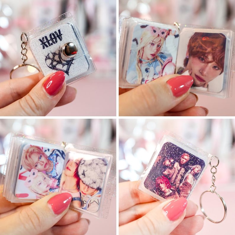 K-pop photobook keychains handmade XLOV
