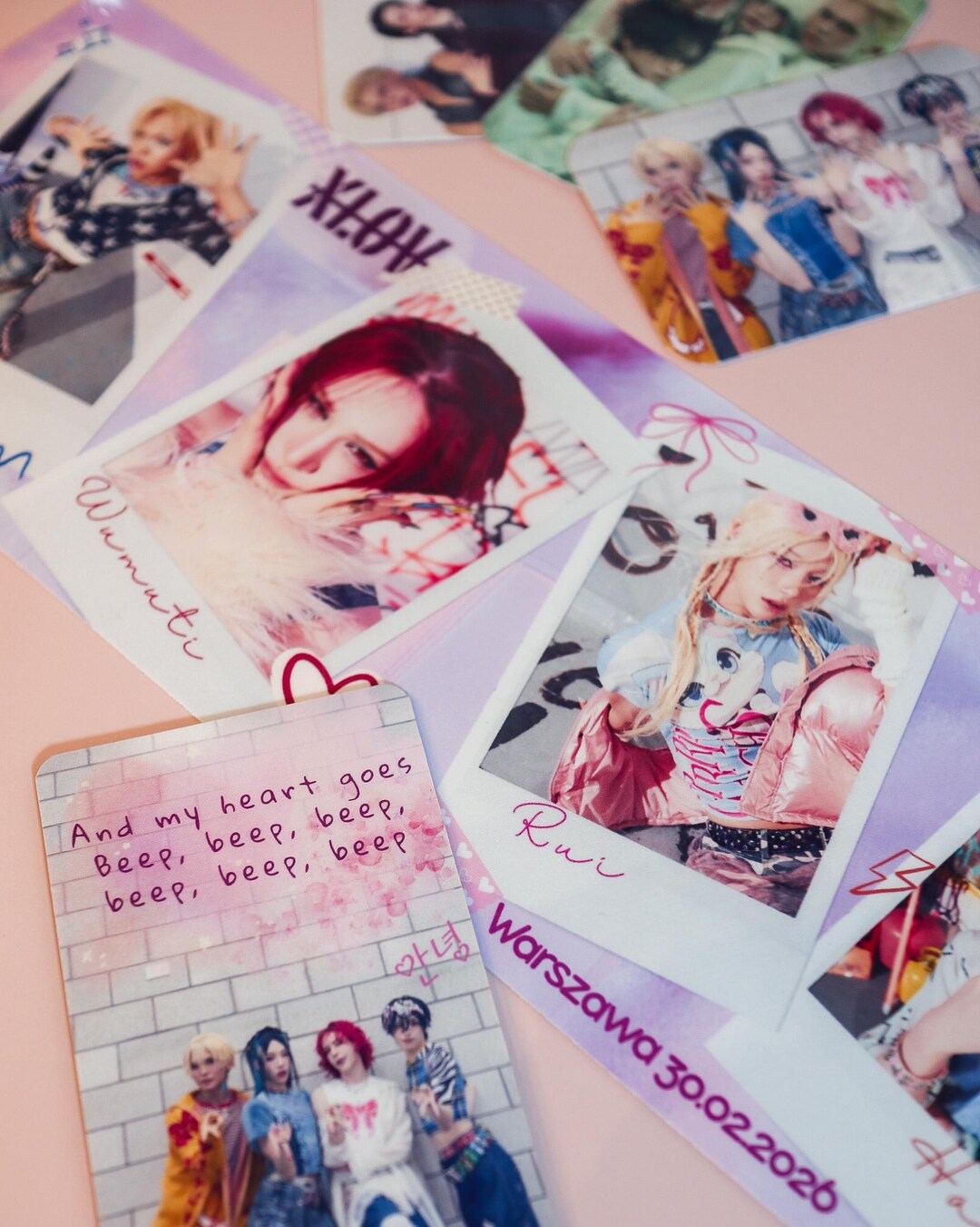 XLOV European Tour Concert Fanset Banner, Souvenir Ticket, Lomocards
