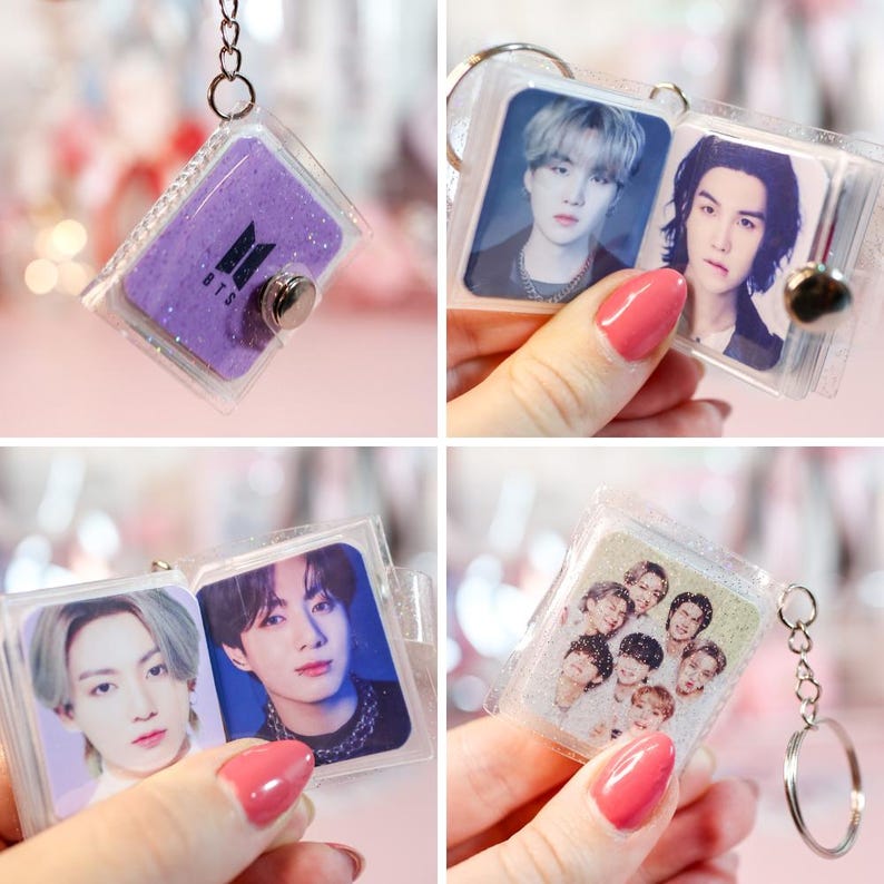 K-pop photobook keychains handmade BTS