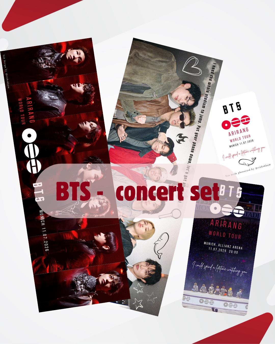Bts concert ticket - Etsy 日本