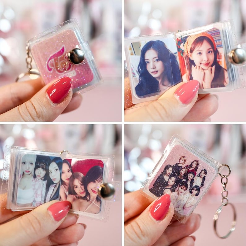 K-pop photobook keychains handmade Twice
