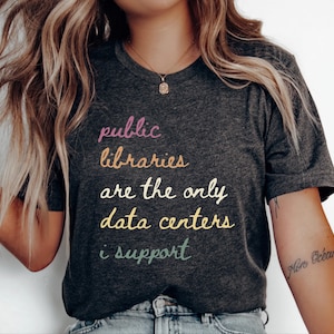 Bibliotekscitat-t-shirt - Bokinspirerad stil, unisex passform