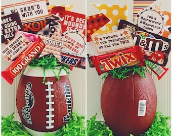 DIY Coach Candygram Thank You Sports Pennants – Instant Download