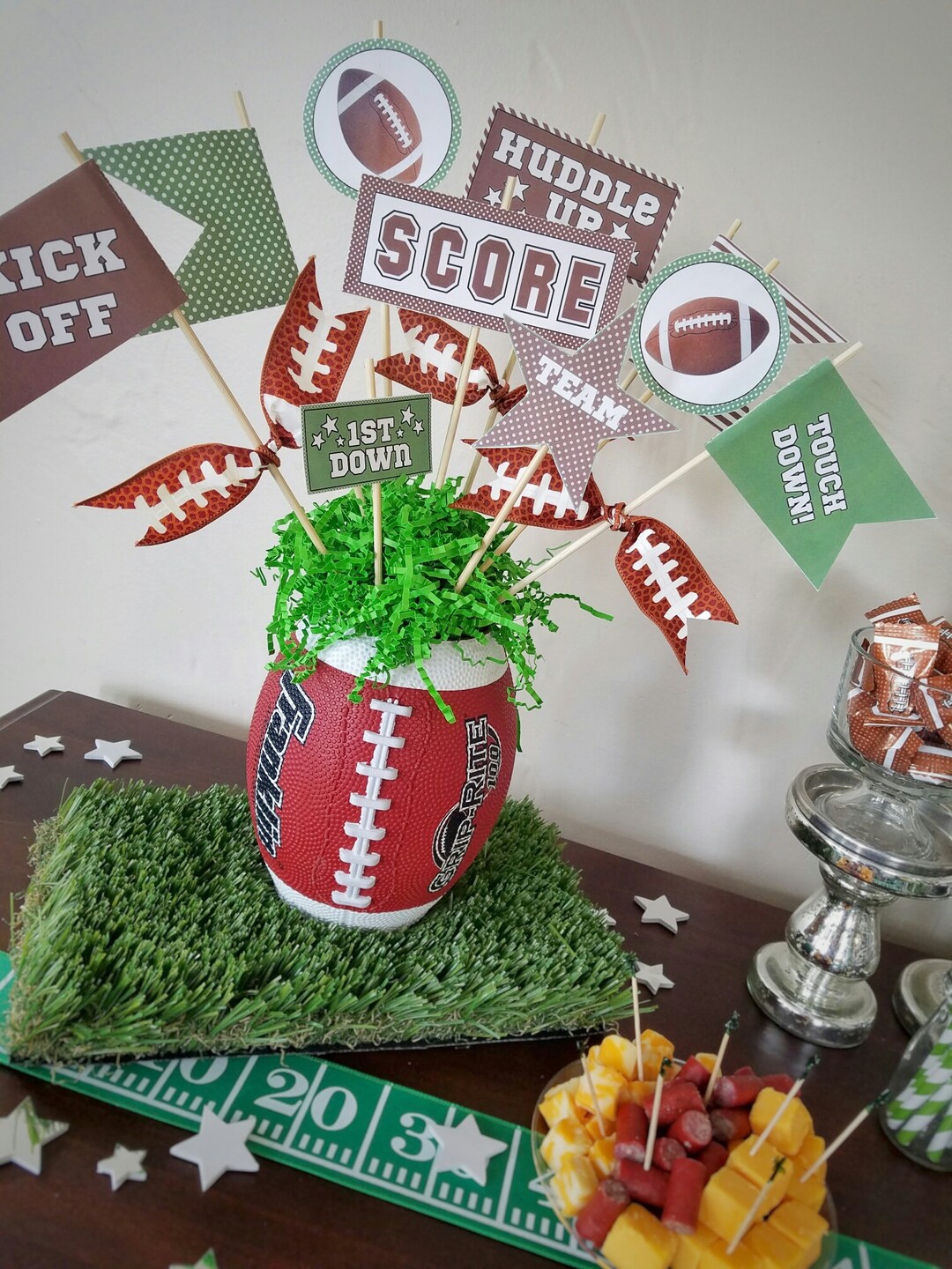 DIY Football Pennant Printables, Football Printables, Football ...