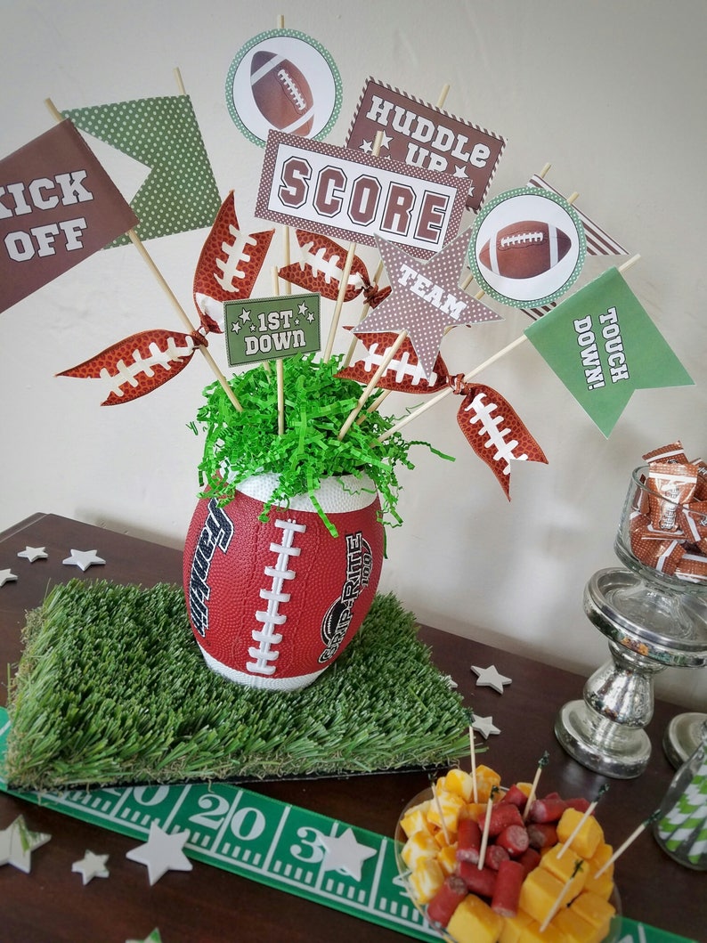 DIY Football Pennant Printables Football Printables Football - Etsy