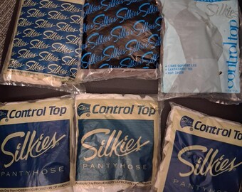 Hosiery Corporation Of America HCA Silkies Vintage Pantyhose M Lot Of 6 NOS