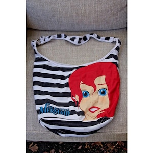 Vintage Y2K Disney Loungefly The Little Mermaid Princess Ariel Hobo Tote Bag image 1