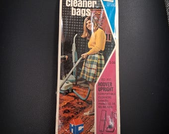 Vintage Hoover Vacuum Bags 4 Pack Sealed