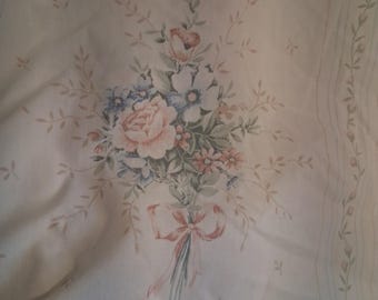 Vintage jaren 90 Cottagecore Wamsutta Tiroolse koningin hoeslaken hoeslaken VGVC