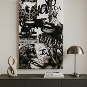 Chanel Gucci Louis Vuitton Canvas Painting - Etsy Canada