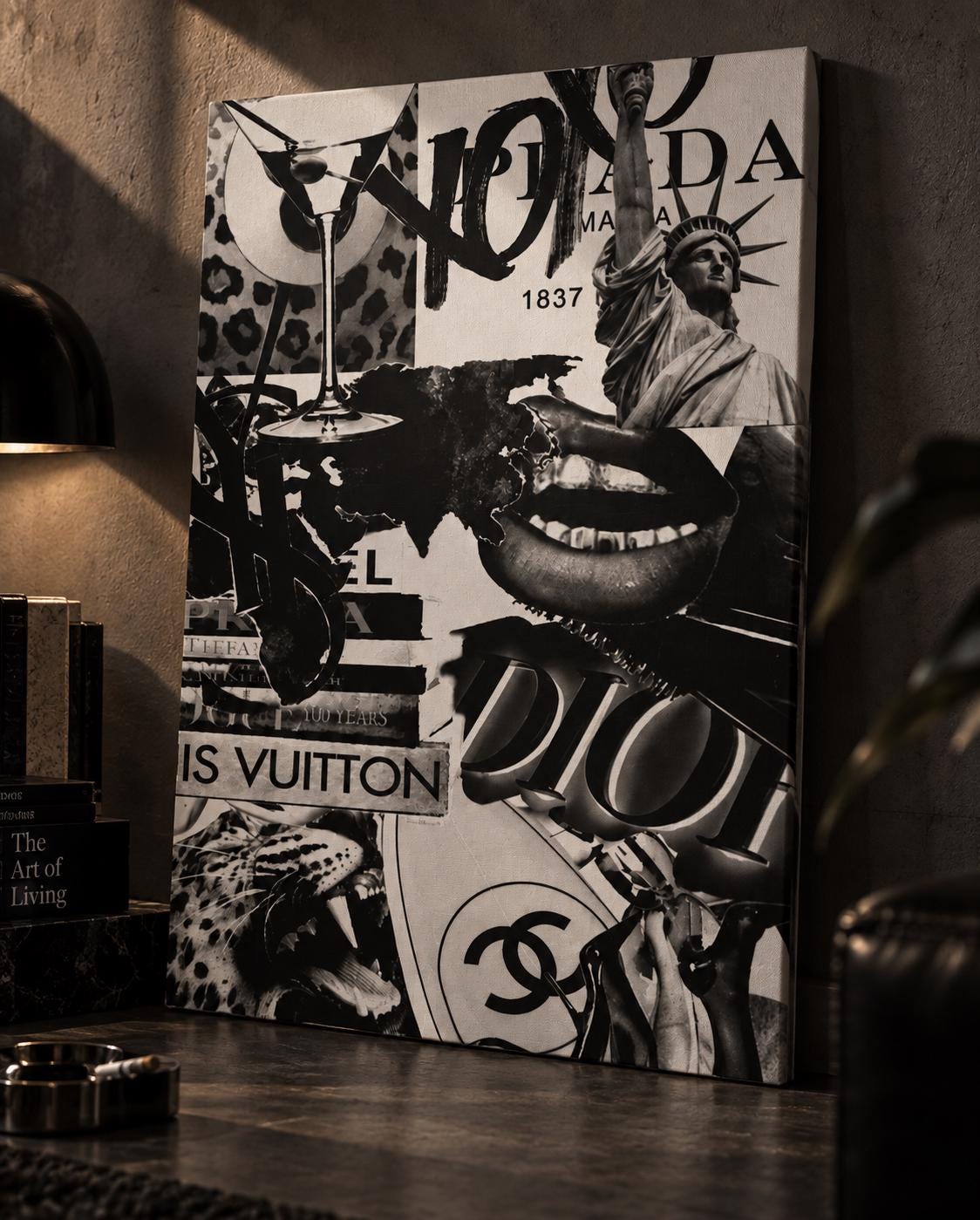 Gucci Canvas Wall Art - Etsy