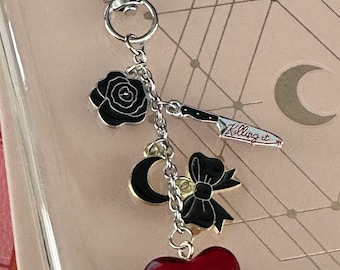 Dark Romance Inspired Kindle Charm Chain