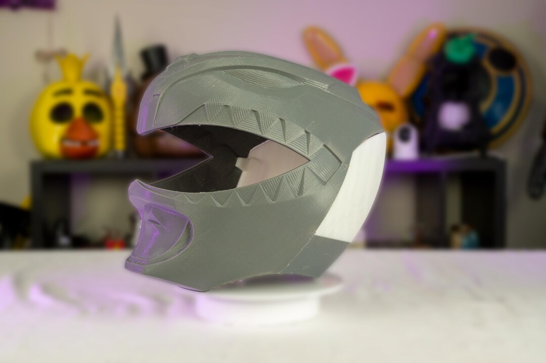 Mighty Morphing Power Rangers 3D Printed Green Ranger Helmet - Etsy